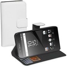 Pedea BookCover Classic für Sony Xperia Z5 Compact, weiß