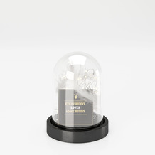PLAYBOY Dekoleuchte "ANN" 22,4 cm mit Glashaube