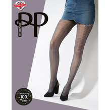 Pretty Polly Premium Fashion Delicate Pattern Tights Midnight OS