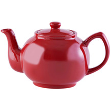 Price & Kensington Teekanne, glänzend rot, 6 Tassen
