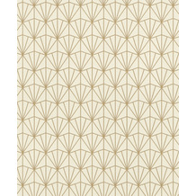 Rasch Tapete Modern Art 434019 Beige, Gold 0.53 x 10.05 m
