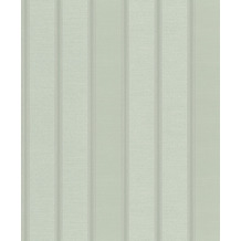Rasch Vinyltapete Streifen 421040 Saphira Grün-graugrün hell 0.53 x 10.05 m