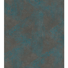 Rasch Vlies Tapete Muster & Motive 416848 Finca Braun-umbra ozeanblau 0.53 x 10.05 m