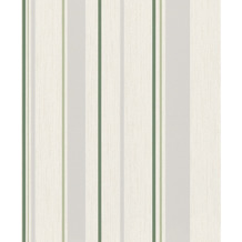 Rasch Vlies Tapete Streifen 536232 Rock´n Rolle Weiß 0.53 x 10.05 m