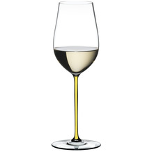 Riedel Fatto A Mano Riesling/Zinfandel Glas mit gelbem Stiel