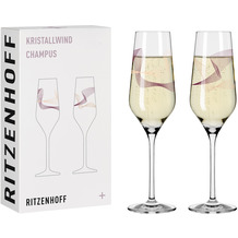 Ritzenhoff Kristallwind Champagnerglas-Set #1 von Romi Bohnenberg