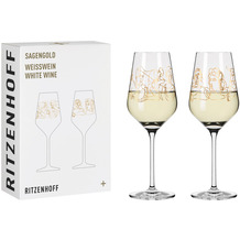 Ritzenhoff Sagengold Weißweinglas-Set #1 von Burkhard Neie