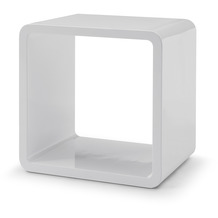 SalesFever Regalelement Cube quadratisch Weiß 396919