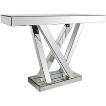 SalesFever Tisch aus MDF mit Spiegelglas Spiegelglas, Holzwerkstoff (MDF) verspiegelt 391839