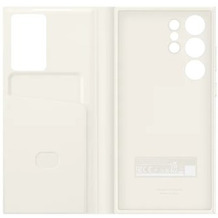 Samsung Galaxy S23 Ultra Smart View Wallet Case Cream