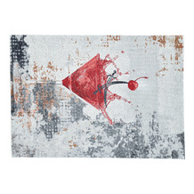 Sansibar Teppich Keitum SA-014 red multi 60 x 90 cm