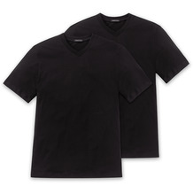 Schiesser Herren 2er Pack T-shirt schwarz 008151-000 3XL