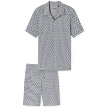 Schiesser Herren Pyjama kurz grau-mel. 181177-202 52