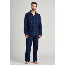 Schiesser Herren Pyjama lang nachtblau 175609-804 46