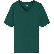Schiesser Herren T-shirt V-Ausschnitt dunkelgrün 178937-702 48