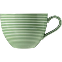Seltmann Weiden Beat Milchkaffeetasse 0,35 l mit Relief Color Glaze Salbeigrün