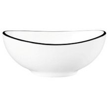 Seltmann Weiden Modern Life Bowl oval M5307 9 cm schwarz