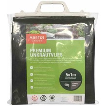 Siena Garden Premium Unkrautvlies, Maße:  1x5m Beutel,90g PE/PP,dunkelgrau