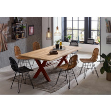 SIT TABLES & CO Tisch 200x100 cm natur, antikbraun