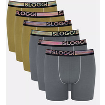 Sloggi men GO ABC Natural H Short 6er Pack  dark combination XL