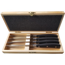 solex BLACK ANGUS Steakmesser Set 4-tlg. in Holzbox