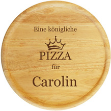 Sterngraf Pizzateller ca. 32cm, mit Gravur (Namen) personalisiertes Holz Pizzabrett, Geschenkidee zu Geburtstagen, Geschenke zum Jubiläum / Jahrestag, MotivP6