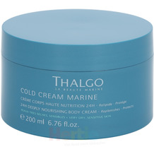 Thalgo Cold Cream Marine Deeply Nourishing Body Cream - Jar 24H - Dry Sensitive Skin 200 ml