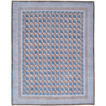 THEKO Nepalteppich Jabu Silk C3570 grau multi 247 x 305 cm