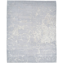 THEKO Nepalteppich Jabu Silk C804 grau 244 x 305 cm