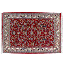 THEKO Teppich Benares Isfahan red 40 x 60 cm