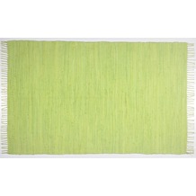 Zaba Handwebteppich Dream Cotton Grün 40 cm x 60 cm