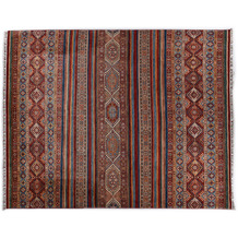 THEKO Orientteppich Kandashah 0011 red/blue 249 x 304 cm