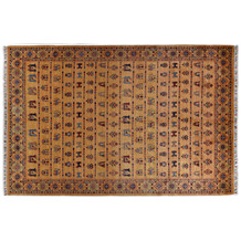 THEKO Orientteppich Kandashah 1414 gold multi 204 x 295 cm