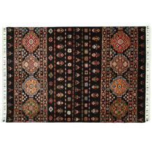 THEKO Orientteppich Kandashah 240 black multi 103 x 150 cm