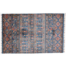 THEKO Orientteppich Kandashah 2653 blue multi 106 x 153 cm