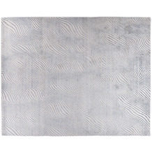 THEKO Teppich Nubu Silk 60 C4032 blue / cream 244 x 305 cm