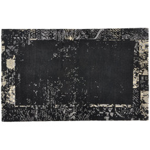 THEKO Teppich Sangri Silk RSK581 black 163 x 233 cm