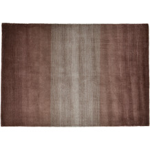 THEKO Teppich Wool Comfort Ombre braun 60cm x 90cm