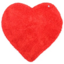 Tom Tailor Kinderteppich Soft Herz rot 100cm