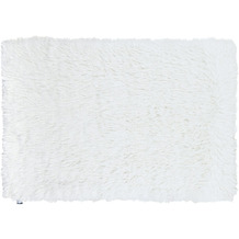 Tom Tailor Teppich Fluffy Uni white 80 x 160 cm