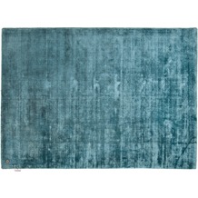 Tom Tailor Viskose-Teppich Shine uni aqua 140 cm x 200 cm