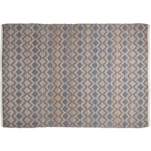 Tom Tailor Handwebteppich Smooth Comfort geometric grau 140 x 200 cm