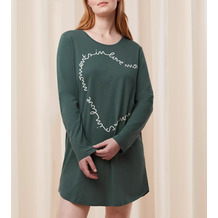 Triumph Nightdresses Nachthemd (Strickware) Langarm smoky green 36