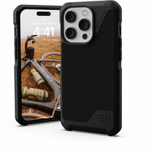 Urban Armor Gear Metropolis LT MagSafe Case, Apple iPhone 14 Pro, kevlar schwarz, 114050113940