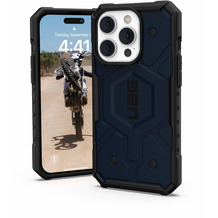 Urban Armor Gear Pathfinder MagSafe Case, Apple iPhone 14 Pro, mallard (blau), 114054115555