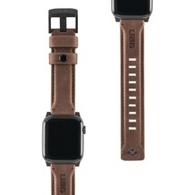 Urban Armor Gear UAG Leather Strap, Apple Watch 42/44mm, braun, 19148B114080