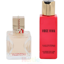 Valentino Voce Viva Giftset Edp Spray 50ml/Body Lotion 100ml 150 ml