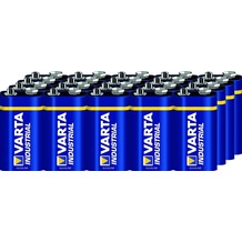 VARTA Batterie Alkaline, E-Block, 6LR61, 9V Industrial, Shrinkwrap, (20-Pack)