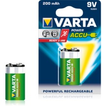 VARTA Power Accu 9V-Block 200 mAh (1 Stück)