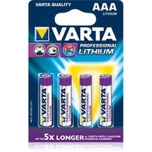VARTA Professional Lithium Batterie Micro AAA 1100 mAh (4 Stück)